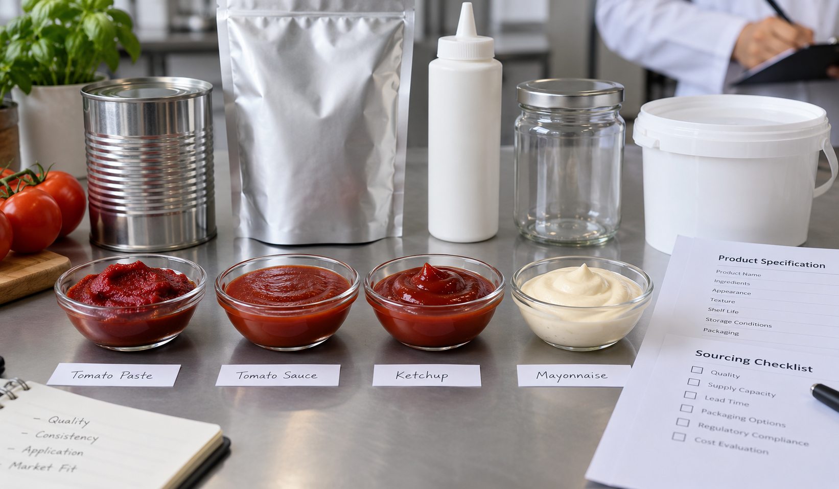 Cách các nhà nhập khẩu phân loại bột cà chua, sốt cà chua, sốt cà chua và sốt mayonnaise theo cách sử dụng nguồn cung ứng