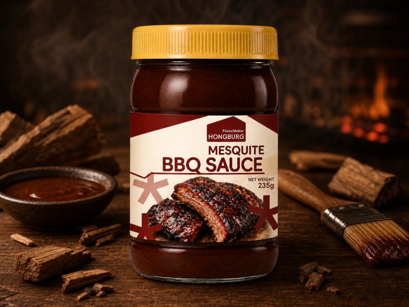 Sốt BBQ Mesquite với hương vị khói đậm đà