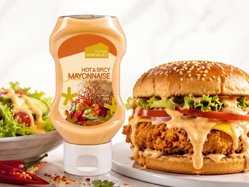 Sốt Mayonnaise Cay và Nóng Đậm và Kem
