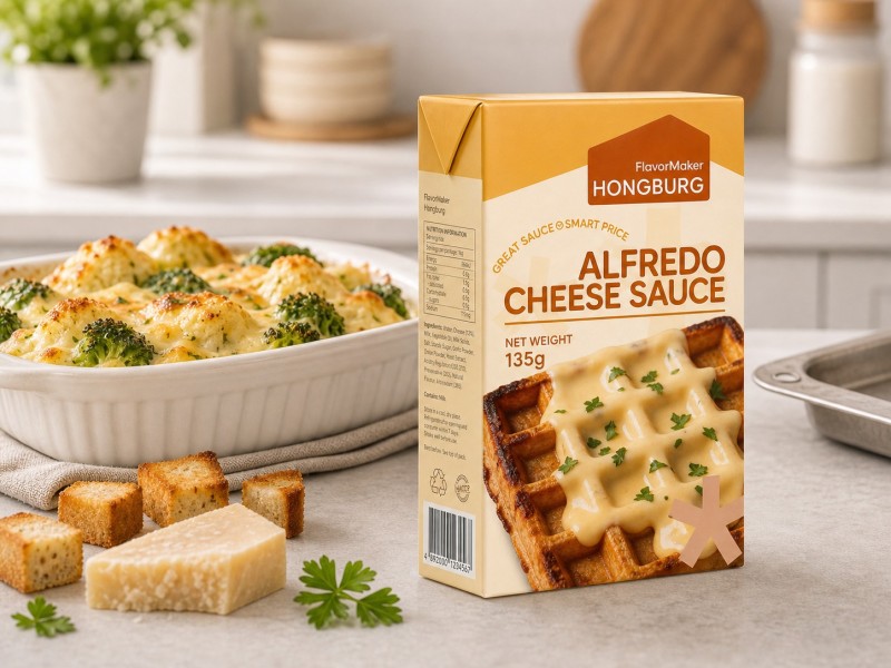 Nước sốt phô mai Alfredo đặc để nấu và nướng