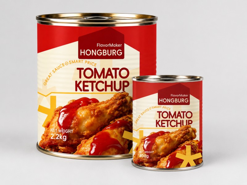 Sốt cà chua trong Tin Can